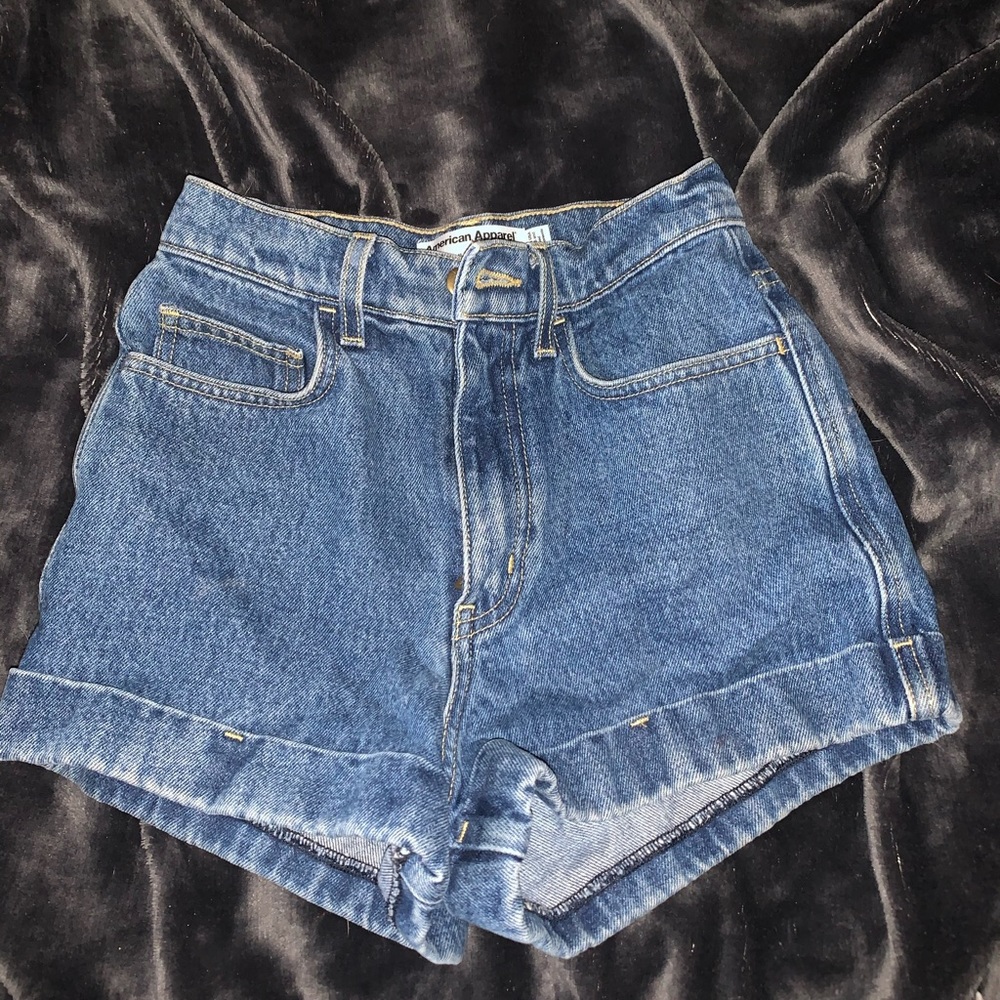 high waisted American apparel  shorts